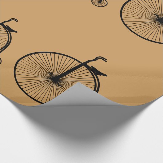 Fahrrad Geschenkpapier (Ecke)