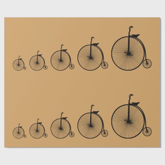 Fahrrad Geschenkpapier (Flach)
