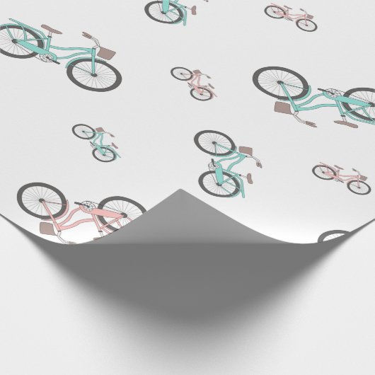 Fahrrad Geschenkpapier (Ecke)