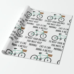 Fahrrad Geschenkpapier