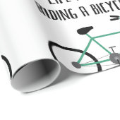 Fahrrad Geschenkpapier (Rolleneckpunkt)