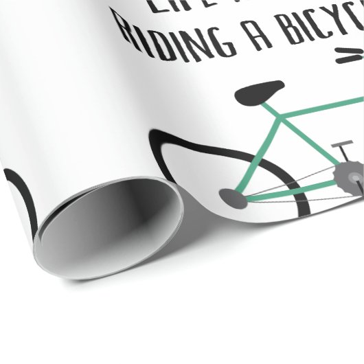 Fahrrad Geschenkpapier (Rolleneckpunkt)