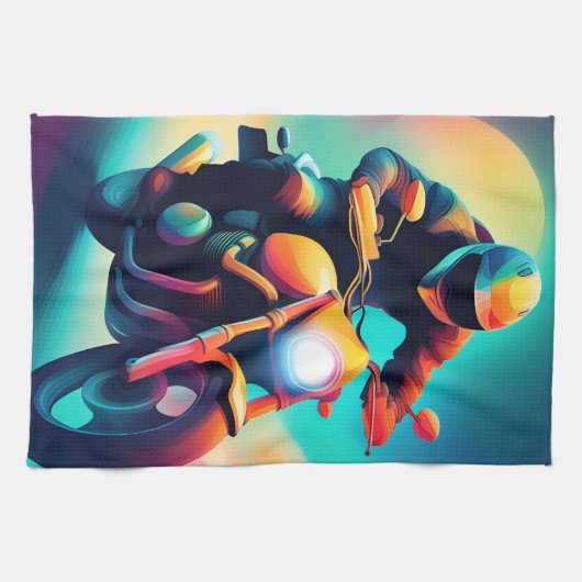 Fahrrad Geschirrtuch (Horizontal)