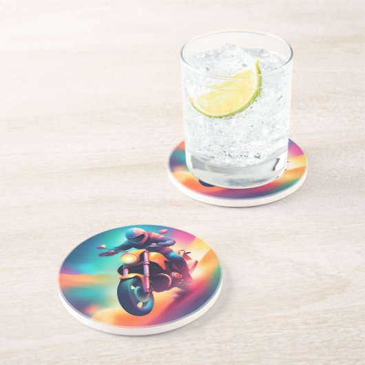 Fahrrad Getränkeuntersetzer (Seite)