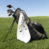 Fahrrad Golfhandtuch (Gras)