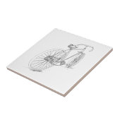 Fahrrad-Grafik Fliese (Seite)