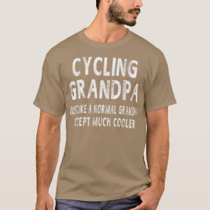 Fahrrad Großvater Vatertag Geschenke Großvater Män T-Shirt