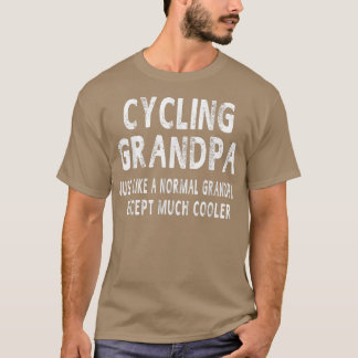 Fahrrad Großvater Vatertag Geschenke Großvater Män T-Shirt