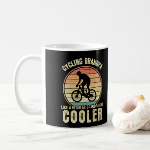 Fahrrad Großvater wie ein normaler Großvater, ab Kaffeetasse