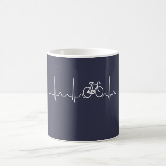FAHRRAD-HERZSCHLAG KAFFEETASSE (Mittel)