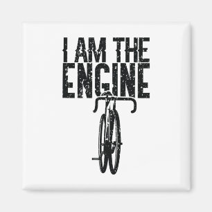 Fahrrad Ich bin der Motor Mountainbiken für Radfah Magnet