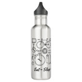 Fahrrad-Ikonen, die Thema-Wasserflasche radfahren Edelstahlflasche (Links)