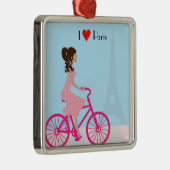 Fahrrad im Pariser Ornament Aus Metall (Rechts)