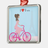 Fahrrad im Pariser Ornament Aus Metall (Links)