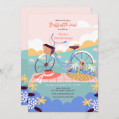 Fahrrad im Park Einladung (Vorne/Hinten)