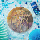 FAHRRAD IM PARK-MONOGRAM-PARTY PAPPTELLER (Party)