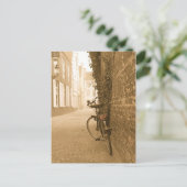 Fahrrad in Belgien Postkarte (Stehend Vorderseite)