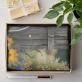 Fahrrad in Blüte Seidenpapier (Geschenk)