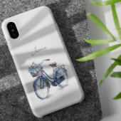 Fahrrad in Delft Blue individuell anpassbar Case-Mate iPhone Hülle