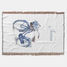 Fahrrad in Delft Blue individuell anpassbar Decke