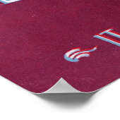 Fahrrad in der Welt Poster (Ecke)