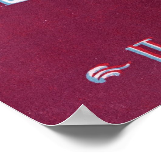 Fahrrad in der Welt Poster (Ecke)