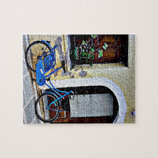 Fahrrad in Kreta Puzzle (Horizontal)