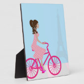 Fahrrad in Paris Fotoplatte (Seite)