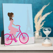 Fahrrad in Paris Fotoplatte (Seite)