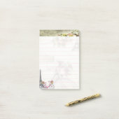 Fahrrad in Paris Post-it Klebezettel (Auf Schreibtisch)