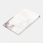 Fahrrad in Paris Post-it Klebezettel (angewinkelt)