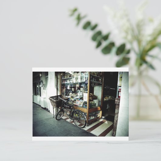 Fahrrad in Soho Postkarte (Stehend Vorderseite)