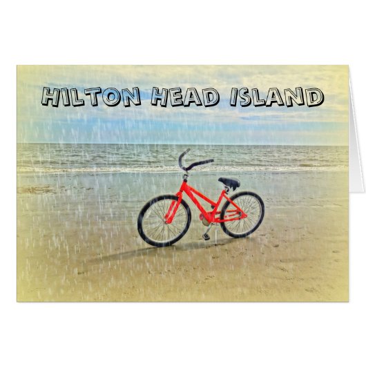 Fahrrad in Sun Duwer auf Hilton Head Island Beach (Vorderseite (Horizontal))