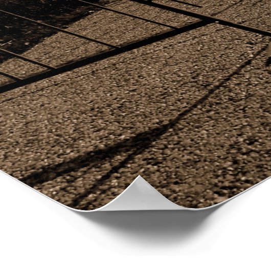 Fahrrad in Washington Poster (Ecke)