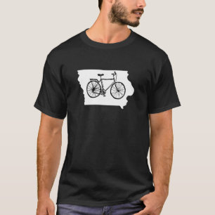 Fahrrad Iowa Radfahrer T-Shirt