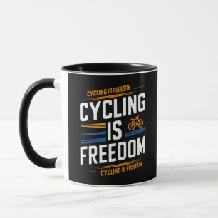 Fahrrad ist Freiheit Tasse