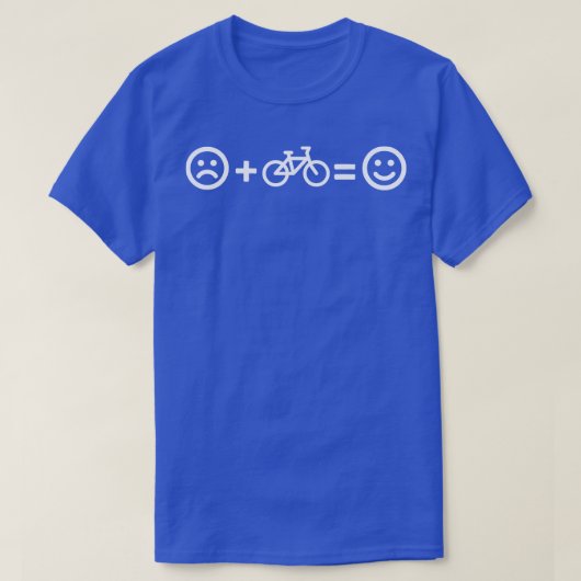 Fahrrad ist Glück Fahrrad Fahrradfahrer Geschenke T-Shirt (Design vorne)