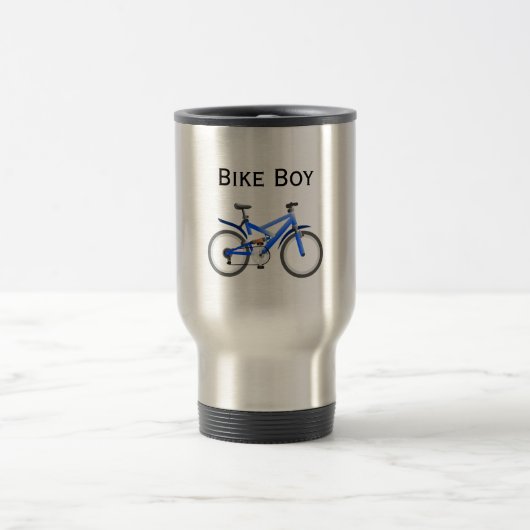 Fahrrad-Junge rostfrei Reisebecher (Mittel)