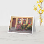 Fahrrad Karte (Gelbe Blume)