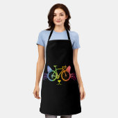Fahrrad Katze Lgbt Schürze (Getragen)