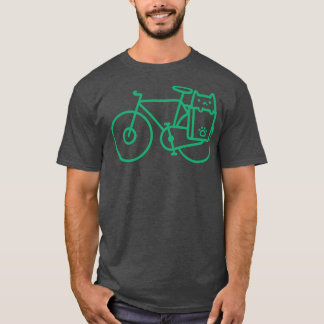 Fahrrad Katze T-Shirt