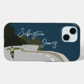 Fahrrad, Klettern, digitales Radfahren Case-Mate iPhone Hülle (Rückseite (Horizontal))