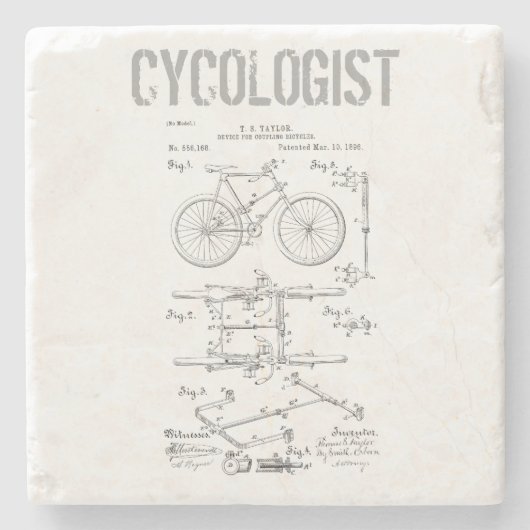 FAHRRAD-KOPPLER-PATENT _CIRCA 1906 STEINUNTERSETZER (Vorderseite)
