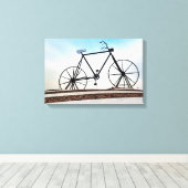 Fahrrad Leinwanddruck (Insitu (Holzboden))