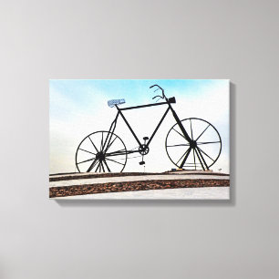 Fahrrad Leinwanddruck