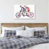 Fahrrad Leinwanddruck (Insitu (Schlafzimmer))