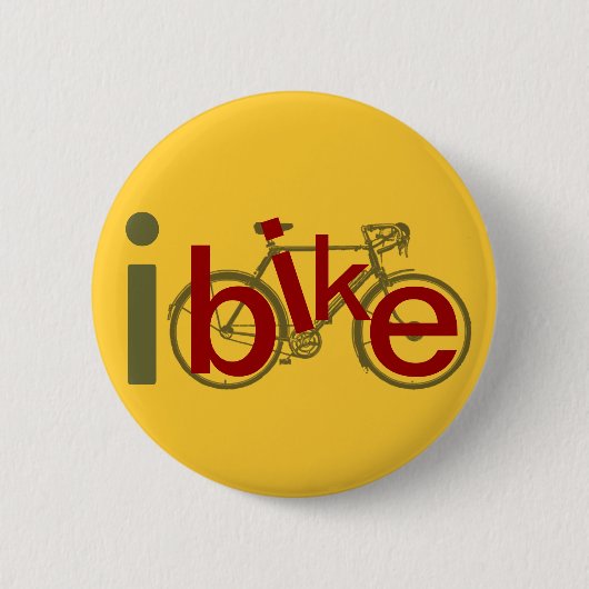 Fahrrad/Liebe Button (Vorderseite)