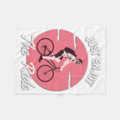 Fahrrad Lover - Genießen Sie die Fahrt Fleecedecke (Vorderseite (Horizontal))