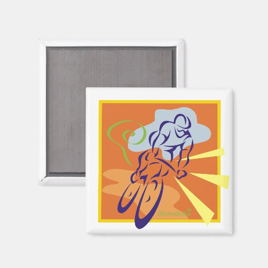 Fahrrad Magnet (Vorderseite/Rückseite)