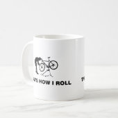 Fahrrad-Mechaniker Kaffeetasse (Vorderseite Links)